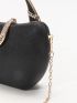 Mini Rhinestone Decor Chain Novelty Bag