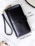 Minimalist Zipper Around Long Wallet