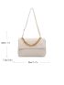 Quilted Flap Chain Square Bag