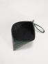 Quilted Clutch Bag With Wristlet