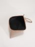 Quilted Clutch Bag With Wristlet
