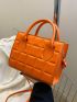 Minimalist Textured Square Bag
