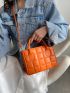 Minimalist Textured Square Bag