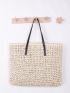 Woven Raffia Tote Bag