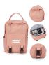 Letter Graphic Release Buckle Detail  Backpack