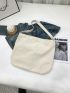 Minimalist Canvas Shoulder Bag