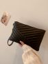 Geometric Clutch Bag With Wristlet