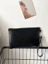 Geometric Clutch Bag With Wristlet