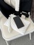 Geometric Clutch Bag With Wristlet