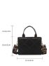 Minimalist Quilted Detail Square Bag