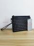 Studded Decor Square Bag