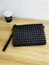 Studded Decor Square Bag