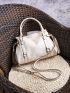 Minimalist Tassel Decor Top Handle Tote Bag