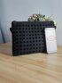 Studded Decor Clutch Bag