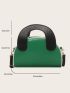 Two Tone Satchel Bag