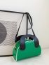 Two Tone Satchel Bag