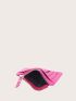 Litchi Embossed Zipper Card Holder