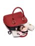 Crocodile Embossed Dome Bag