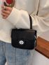 Mini Twist Lock Flap Chain Square Bag