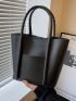 Minimalist Top Handle Tote Bag
