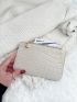 Crocodile Embossed Coin Purse