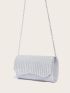 Mini Glitter Flap Square Bag