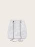 Mini Rhinestone Decor Bucket Bag