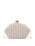Houndstooth Pattern Box Bag