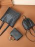 3pcs Geometric Graphic Shoulder Tote Bag
