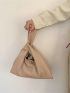 Minimalist Ruched Tote Bag