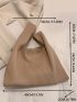 Minimalist Ruched Tote Bag