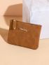 Metal Letter Decor Coin Purse