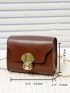 Mini Twist Lock Flap Square Bag