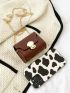 Mini Twist Lock Flap Square Bag