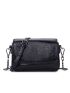 Vintage Design Flap Chain Square Bag