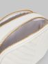 Minimalist Chevron Chain Square Bag