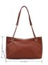 Quilted Chain Shoulder Tote Bag
