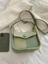 Mini Two Tone Flap Square Bag