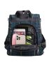 Plaid Pattern Oxford Backpack