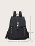 Minimalist Turn Lock Flap Backpack