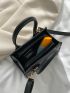 Mini Minimalist Double Handle Square Bag