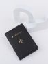 Letter Graphic Passport Case