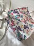 Butterfly Print Shopper Bag