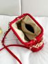 Minimalist Quilted Chain Ruched Bag