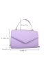 Chevron Flap Chain Square Bag