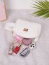 Quilted Metal Decor Square Bag