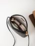 Mini Quilted Detail Metal Decor Dome Bag