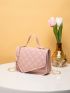 Mini Quilted Chain Flap Square Bag