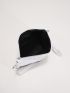 Crocodile Embossed Rhinestone Decor Square Bag