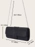 Minimalist Glitter Decor Evening Bag